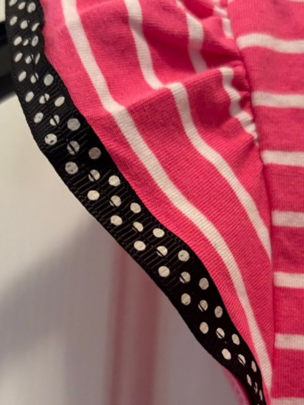 NWOT Classic Whimsy Pink Striped Kids Dress with Bow